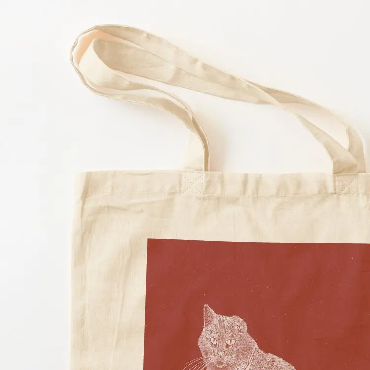 The Badass Bandit Cat Tote Bag Canvas bag for women Canvas shoulder bag hand