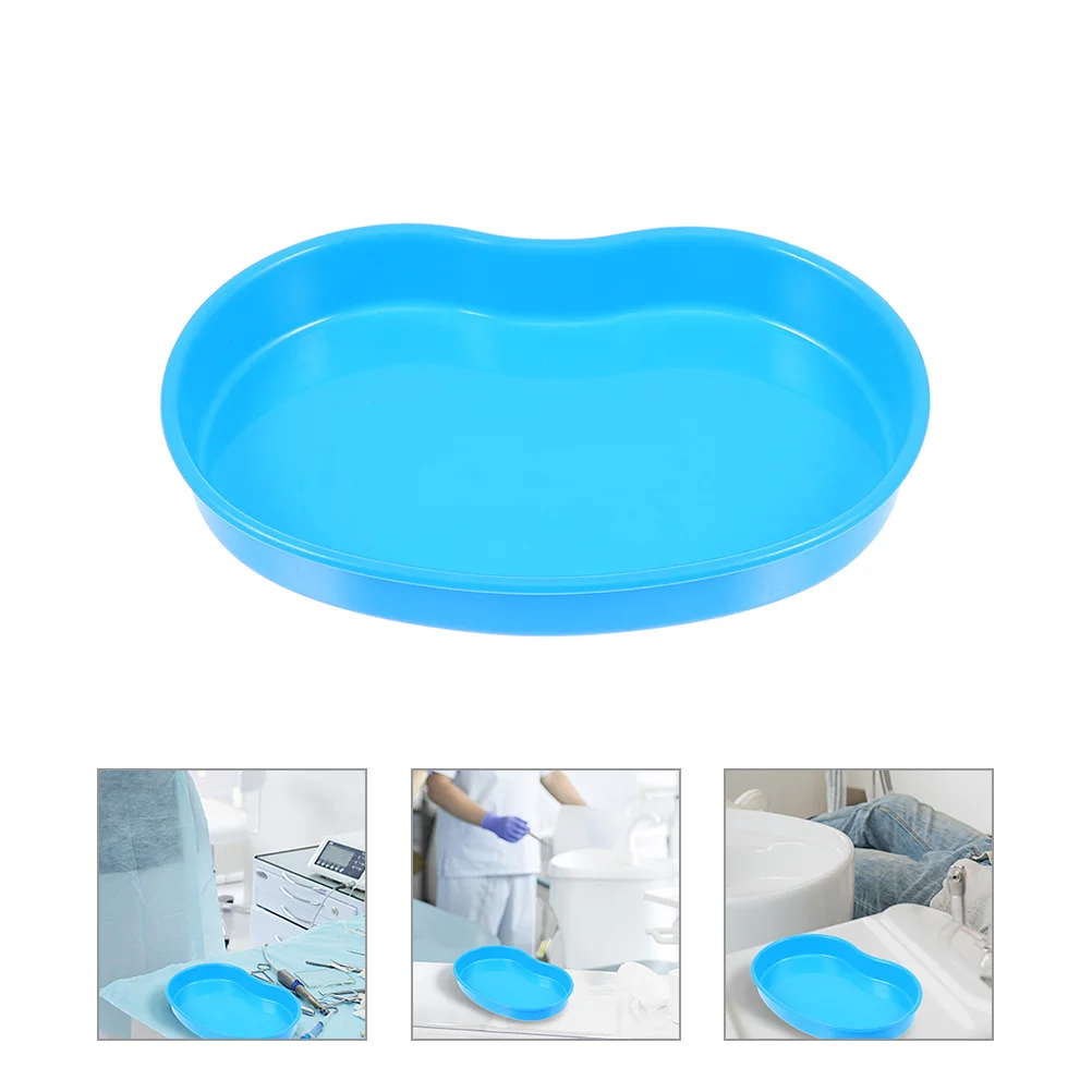 

Kidney Shaped Vomit Tray Small Instrument Plastic Dressing Change Container for Hospital Clinic Multi Use Medical Surgical