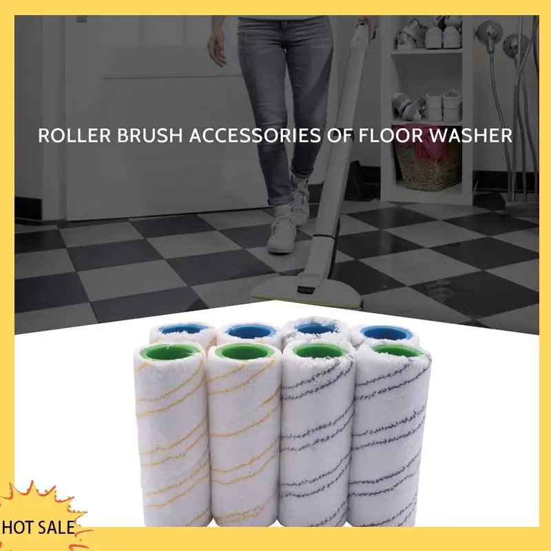 

A66Z 16 Piece Set Of Rollers For Karcher FC7 FC5 FC3 FC3D Electric Floor Cleaner 2.055-007.0 / 2.055-006.0