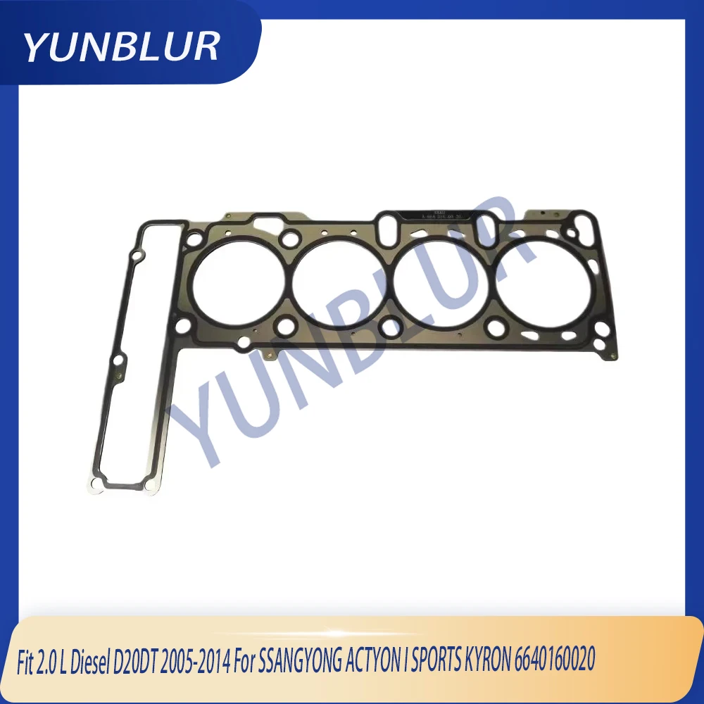 

Cylinder Head Gasket Fit 2.0 L Diesel D20DT 2005-2014 For SSANGYONG ACTYON I SPORTS KYRON 6640160020 Auto Engine Parts