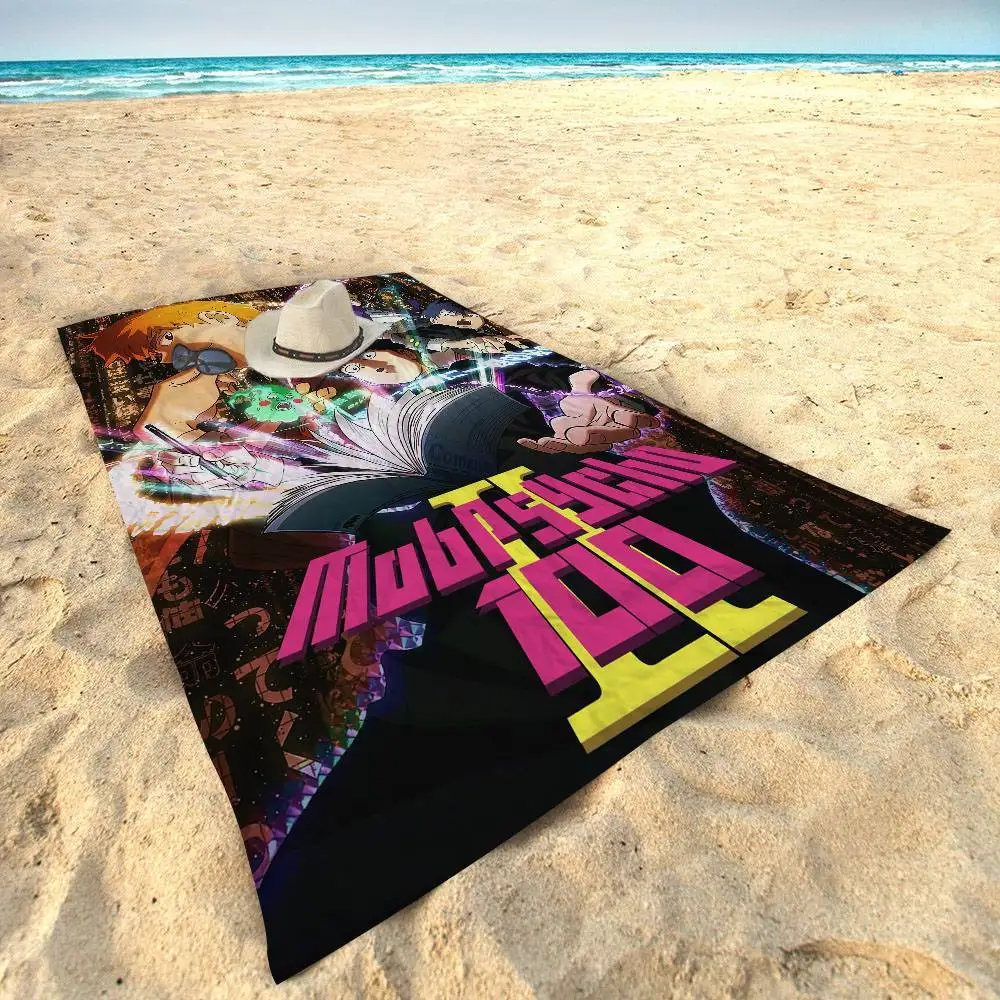 

Anime Mob Psycho 100 Microfiber Beach Towel Absorbent Quick Dry Soft Yoga Swimming Resort Mountain Climbing Towel