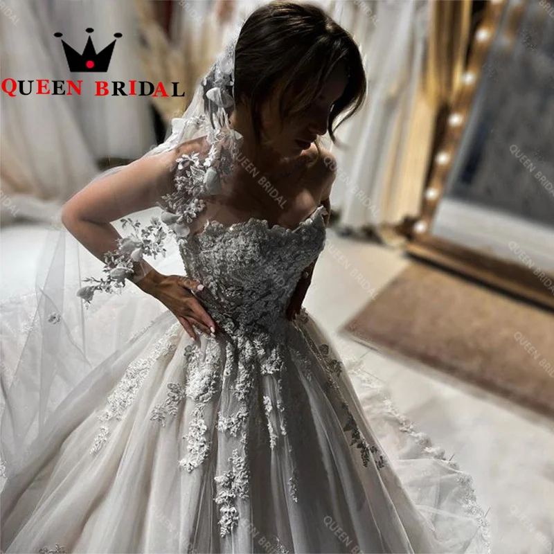 Querida Apliques Vestidos De Noiva De Renda, Sem Mangas, Sem Costas, Vestidos De Baile De Noiva De Noiva, Elegante, Personalizado, S36X, S36X