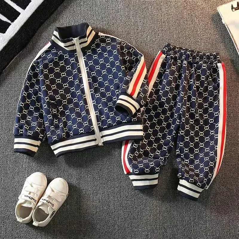 Spring Autumn Boys Clothing Sets Kids Fashion Cotton Coats+Pants 2pcs Tracksuits For Baby Children Sports Suits Toddler 2-12T