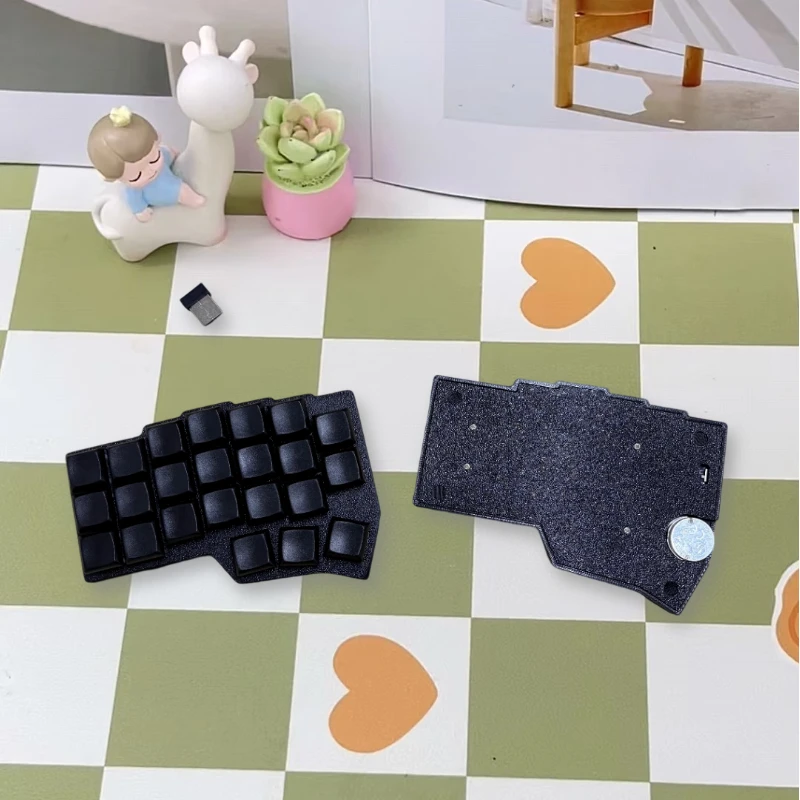 W-CORNEV4.1 Split Keyboard 2.4G Wireless Low Profile Hot Swap Customized Ergonomic Keyboard Gaming Office Mechanical Keyboard - Image 2