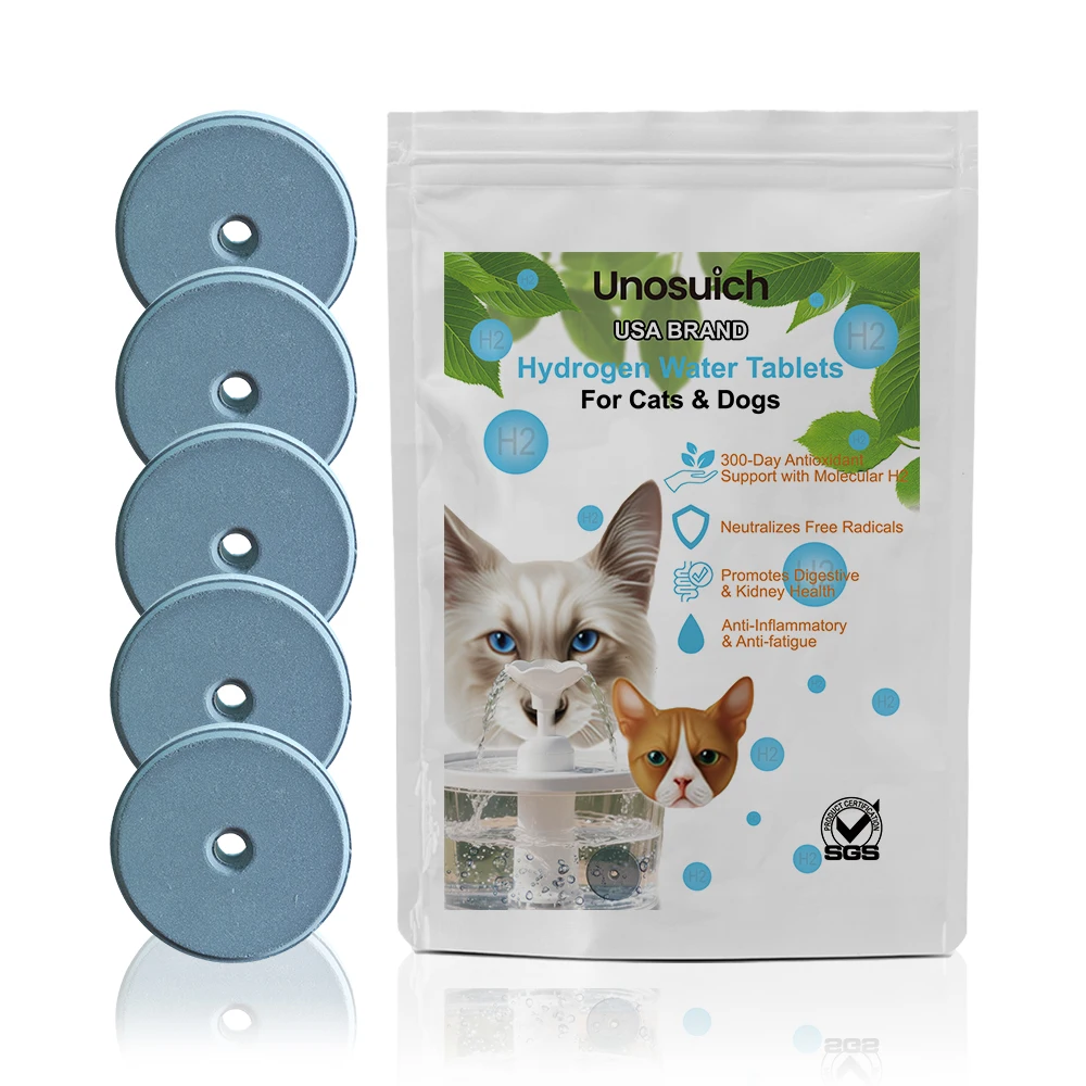 

Таблетки с водородной водой для кошек и собак. Антиоксидантная поддержка с молекулярной нейтрализацией H2. Бесплатная радикальная добавка с водородом для домашних животных.