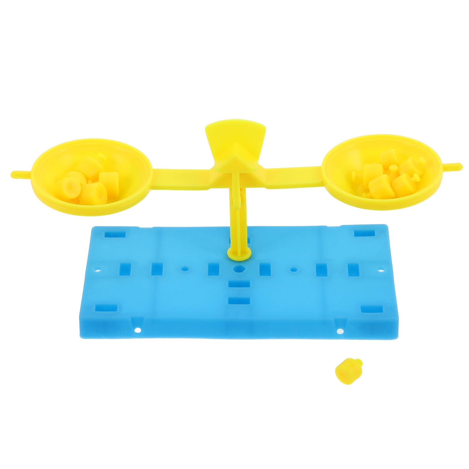 1 set 1 Set Diy Stem Balance Scale For Kids Plastic Science Teaching Tool Educational Math Learning Classroom Home Use Preschool