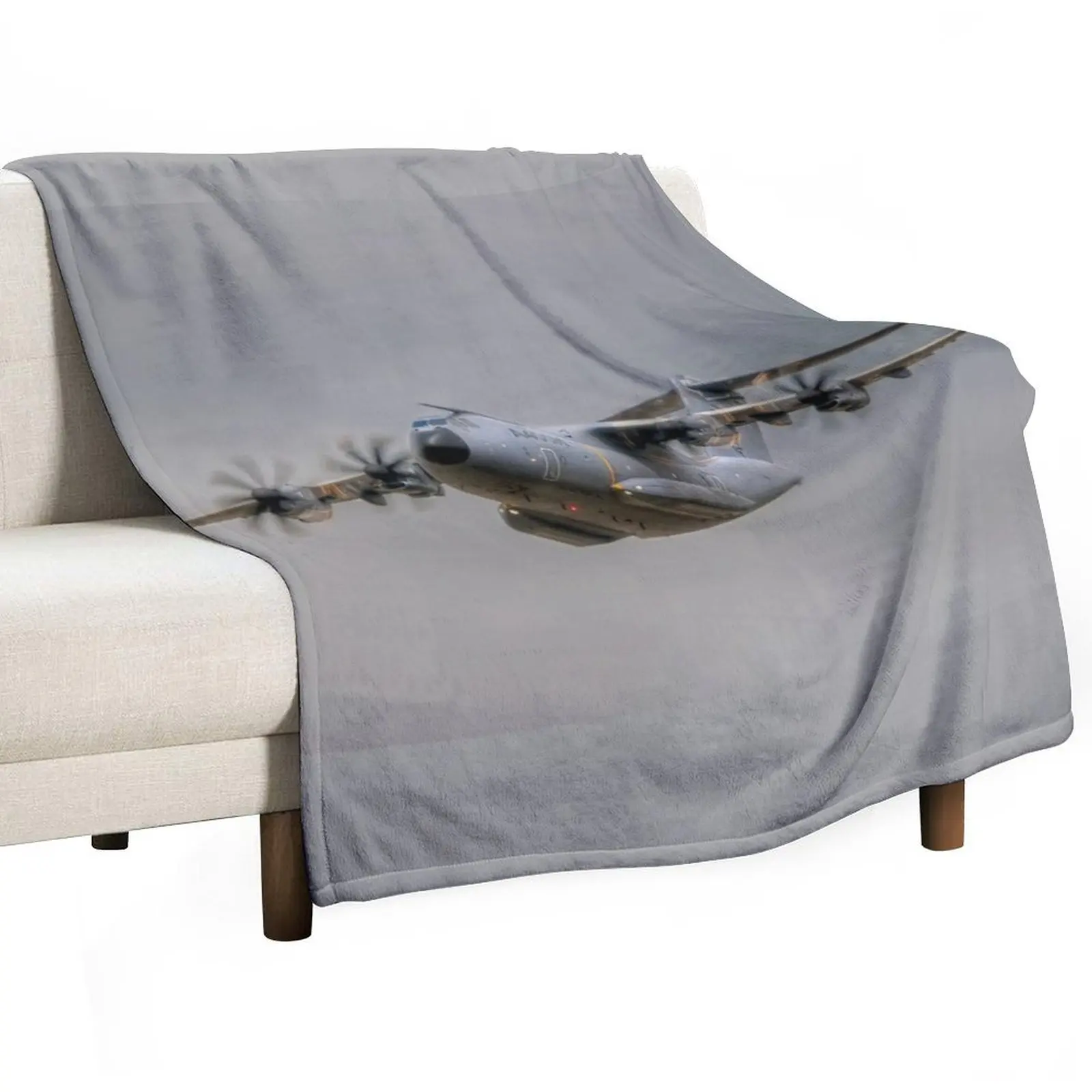 Airbus A400M Throw Blanket Bed covers warm for winter Personalized Gift Blankets