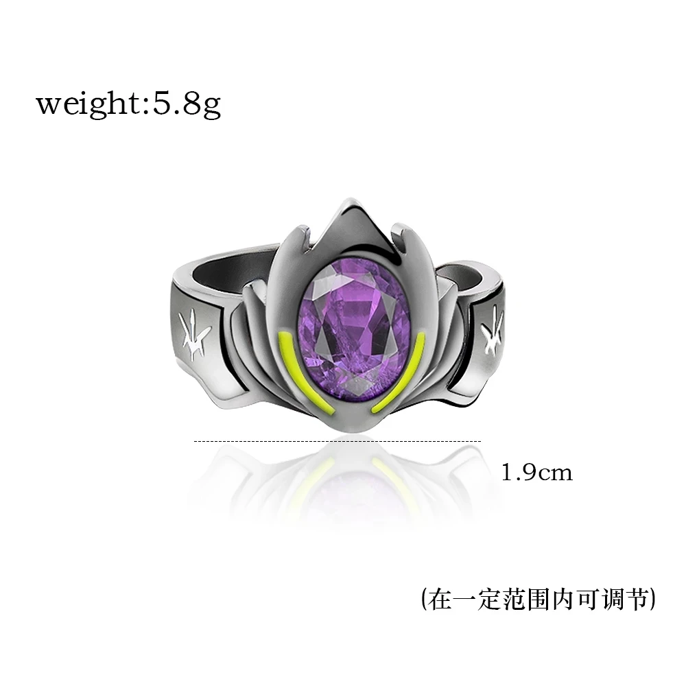 Anime CODE GEASS Lelouch of the Rebellion Ring Lelouch Lamperouge Zero Mask Cosplay Unisex Adjustable Rings Jewelry Accessories