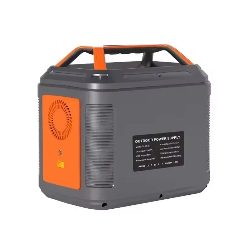 500W Portable Power Station 512Wh LifePo4 solar power generators 220V Outdoor Emergency Mobile Power Bank for Home Use Camping