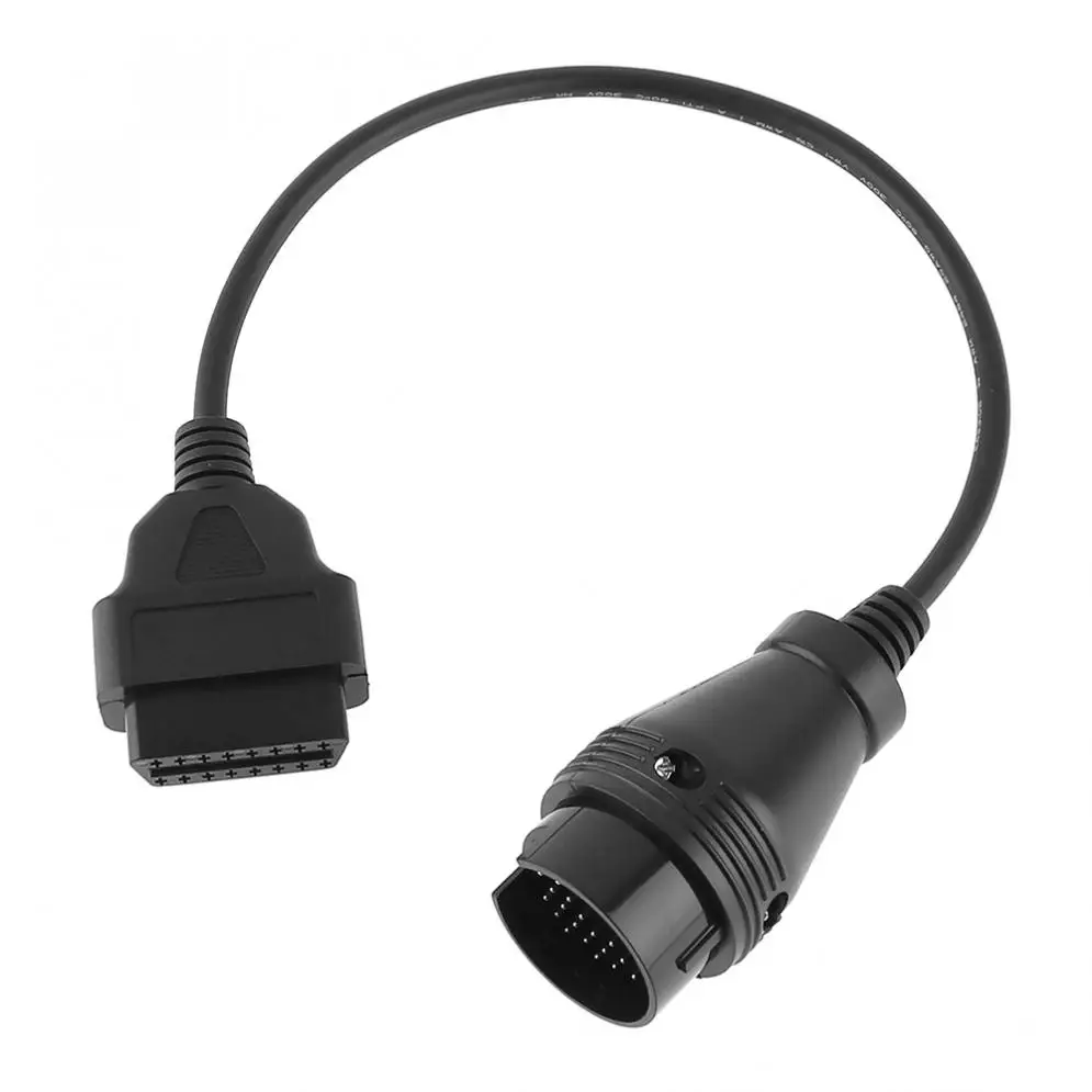 OBD II OBD2 38 Pin Male to 16 Pin Female Diagnostic Adapter Auto Car Connector Cable Adaptor with 27CM Line for Benz- MB 38 Pin