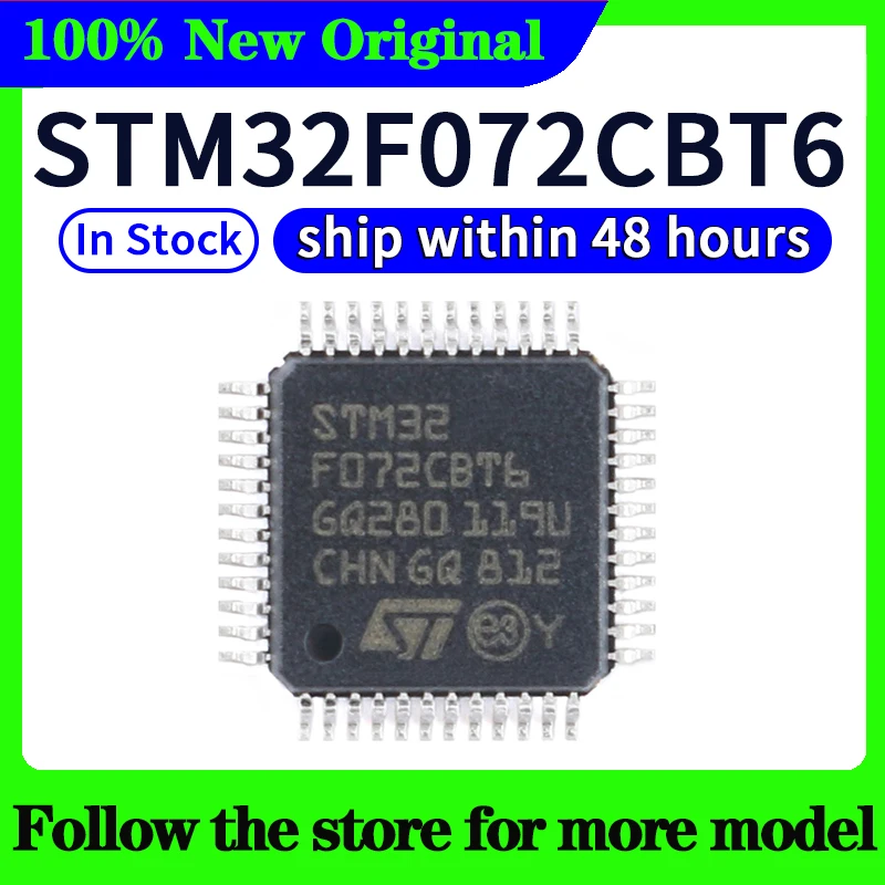 STM32F072C8T6 STM32F072CBT6 STM32F072CBU6 STM32F072RBT6 STM32F072R8T6 STM32F072C8U6 STM32F072VBT6 High quality New