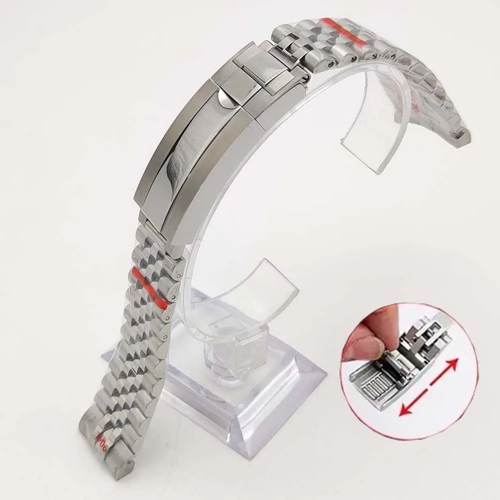 

Jubilee Watch Band for Rolex Sub GMT Yacht Daytona Men Watch Strap Luxury Bracelet Mod Parts Replacement 904LAccessories 20mm