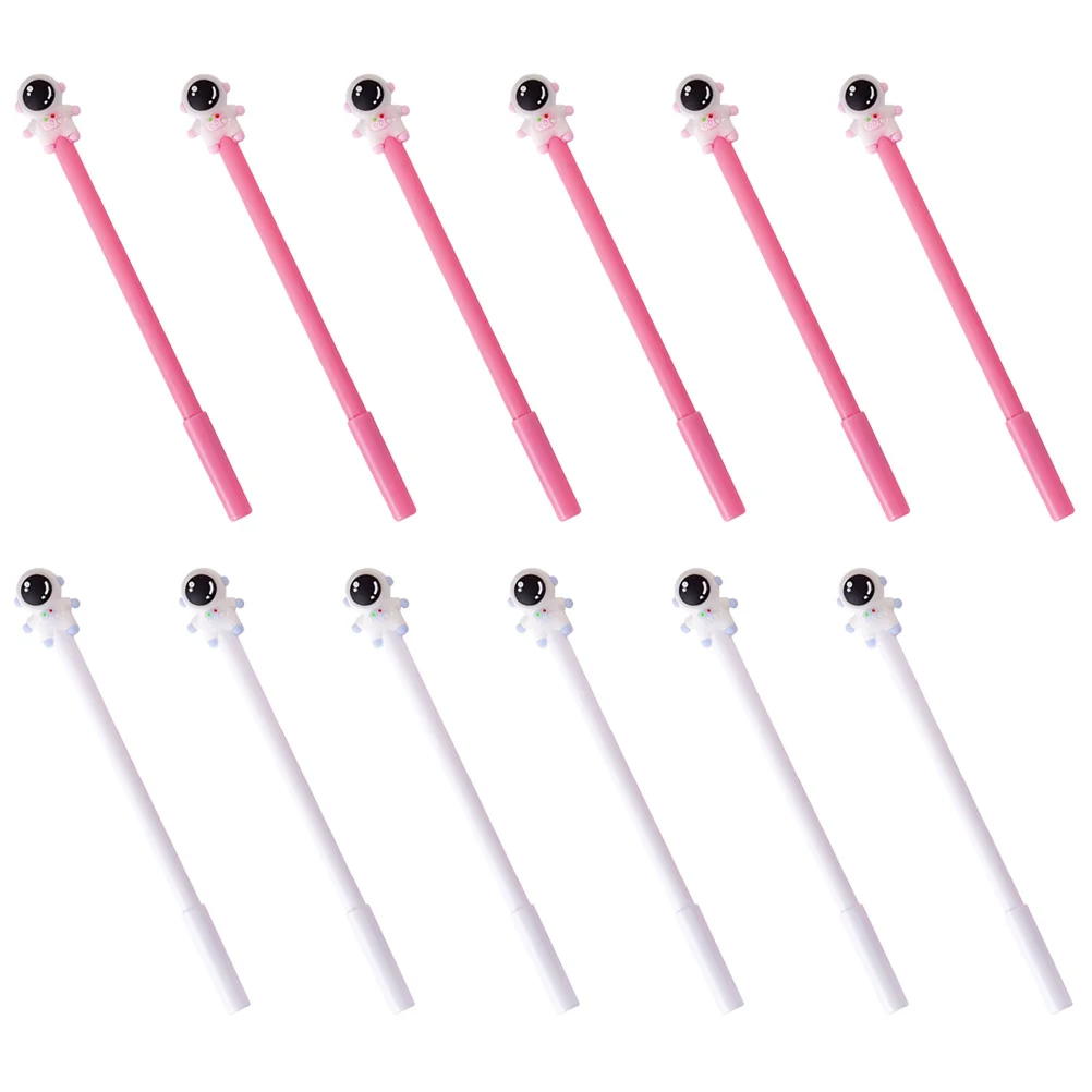 

12 Pcs Gel Pen Cute Pens Bulk Cartoon Gifts Ball Point Stationery School Supplies