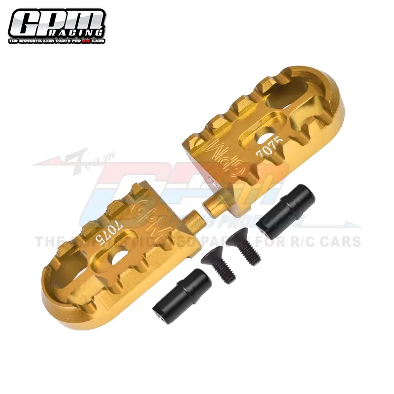 GPM Aluminum 7075 Motorcycle Foot Pegs Set LOS261006 For LOSI 1/4 Promoto-Mx Motorcycle