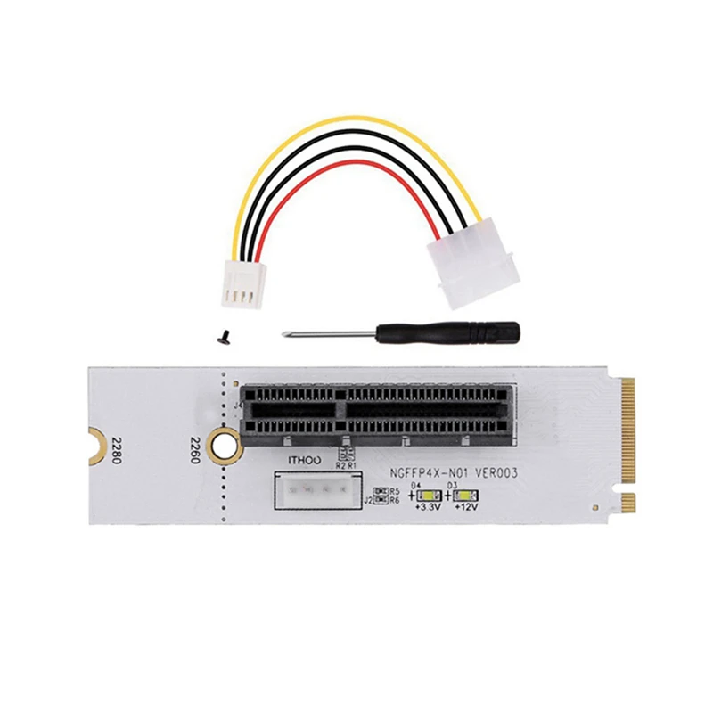 Carte adaptateur TTKK M.2 Key M vers PCI-E 1X 4X vers NGFF 4X Signal M.2 Nvme & NGFF M.2 Key vers USB 3.0 PCI-E Riser Card