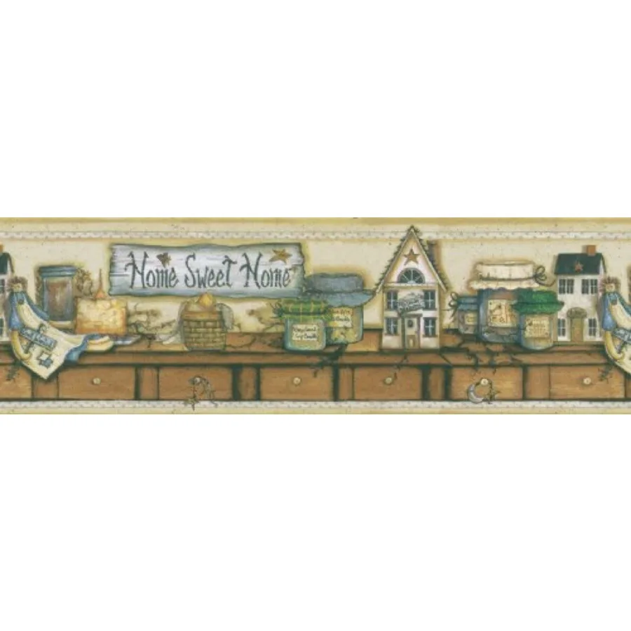 

414B06754 Kansas Country Border, Maroon, Yellow