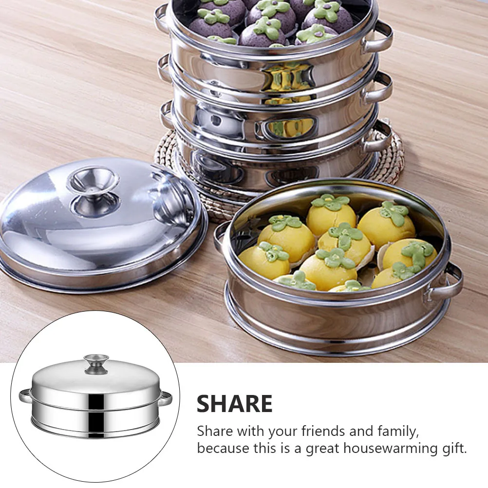

1Set Thicken Food Steamer Dish Multi-Functional Grid Professional Cooking Accessory Long Service Steamer