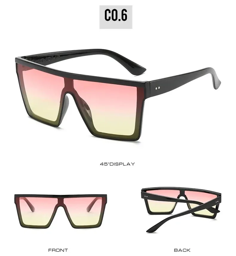 Neue quadratische Sonnenbrille für Herren und Damen – Modetrend, Vintage, UV400, Schwarz-Silber, Sonnenbrillen für Männer und Frauen, Brillen, Shades 2026 – Detail 13