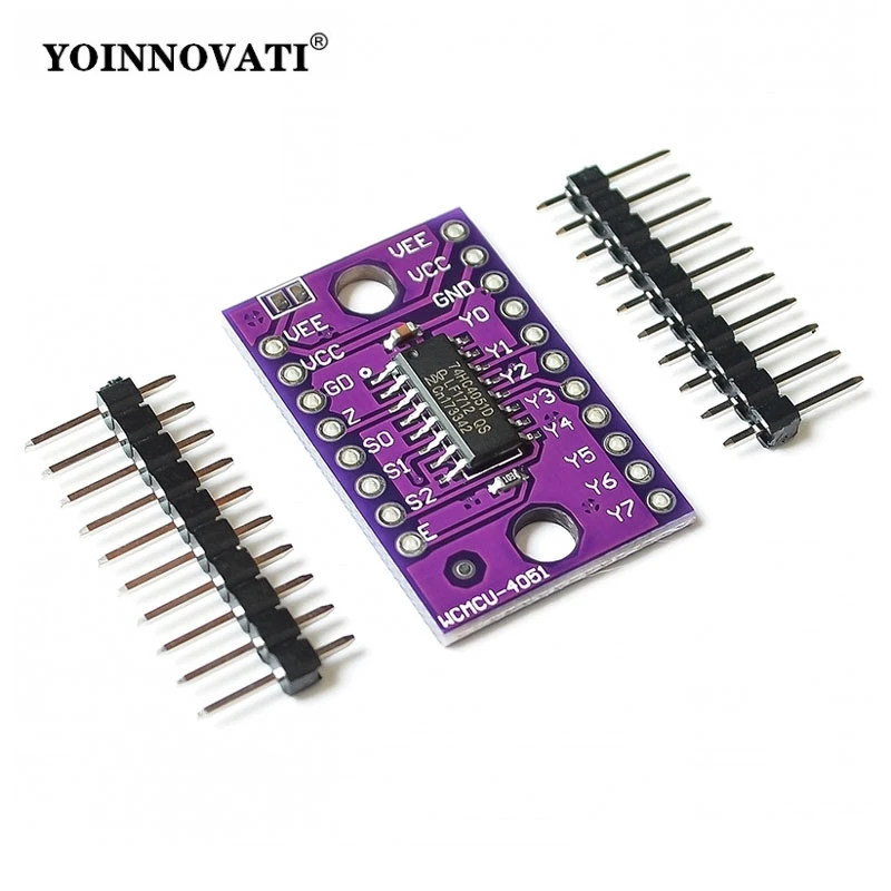 74HC4051 8 Channel Analog Multiplexer Selector Module Multiplexers Distributor Resolver CJMCU-4051 for Arduino