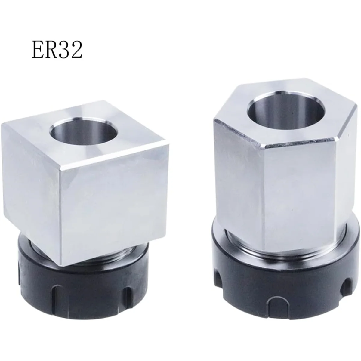 

A002 -32 Square and Hex Collet Chuck Block Set, Fit for Milling Machine, Workholding Holder for CNC Lathe Engraving Cutting