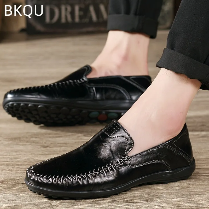 Men's Hollow Leather Shoes Casual Business Shoes Breathable Fashion Comfortable Trend Versatile Breathable Fashion Wearable