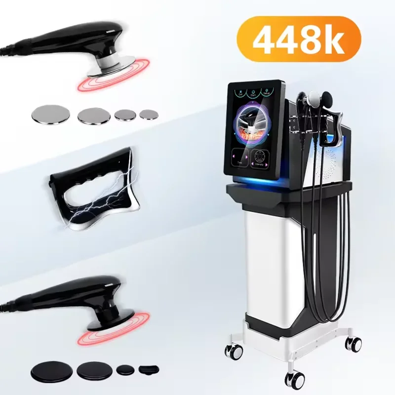 

Portable Fisioterapy Equipment Tecar Cet Ret Pain Relief INDIBA Weight Loss Machine Body Massage 448K for Health Care