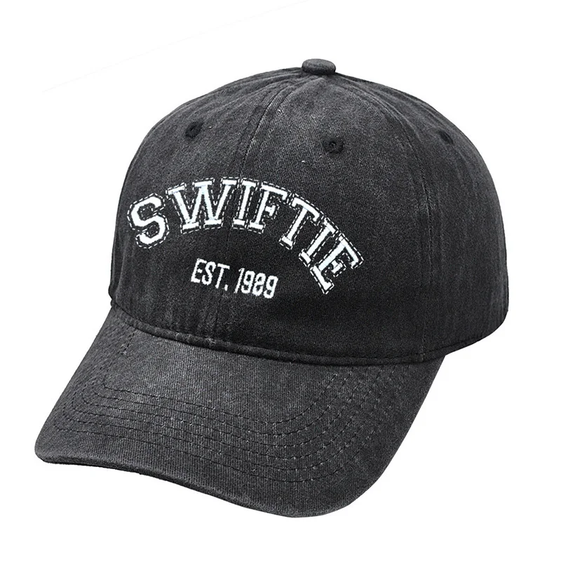 Neue Taylors die Swifts Baseball Caps Stickerei Hüte Retro Baumwolle Ente Zunge Hut im Freien Unisex für Fans Geburtstags geschenke