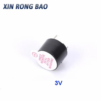 10PCS 3v 5v 12v Active Buzzer 12095 Magnetic Long Continous Beep Tone 12*9.5mm