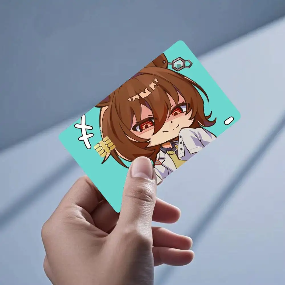 Agnes Tachyon Uma Musume Pretty Derby UMA Sticker Film Tape Skin for Credit Card Debit Card Cartoon