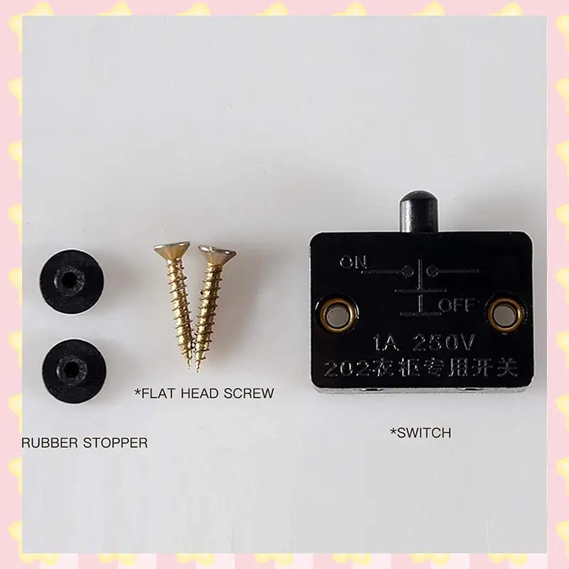 

AB51 36Pcs Door Led Switch For Closet Light,Normally Closed Cabinet Electrical Lamp Switches,For Closet Pantry Cabinet Black