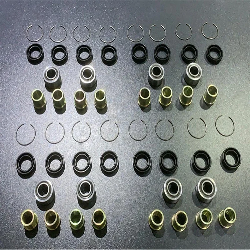 

56Pcs/Set For Honda TRX300X 2009 Front Upper Lower Left Right A-Arm Bushing Replacement Kit for Pilot 400 FL400 1989-1990