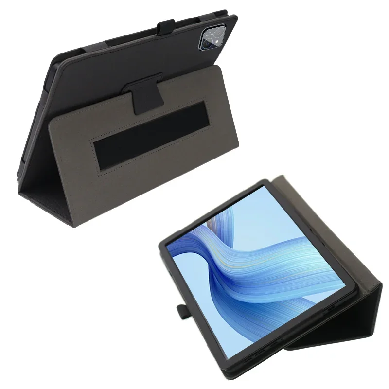 Suitable for PRITOM TAB 11 Tablet Case Genuine Leather 10.1 Inch Solid Color Anti-drop Durable Stand