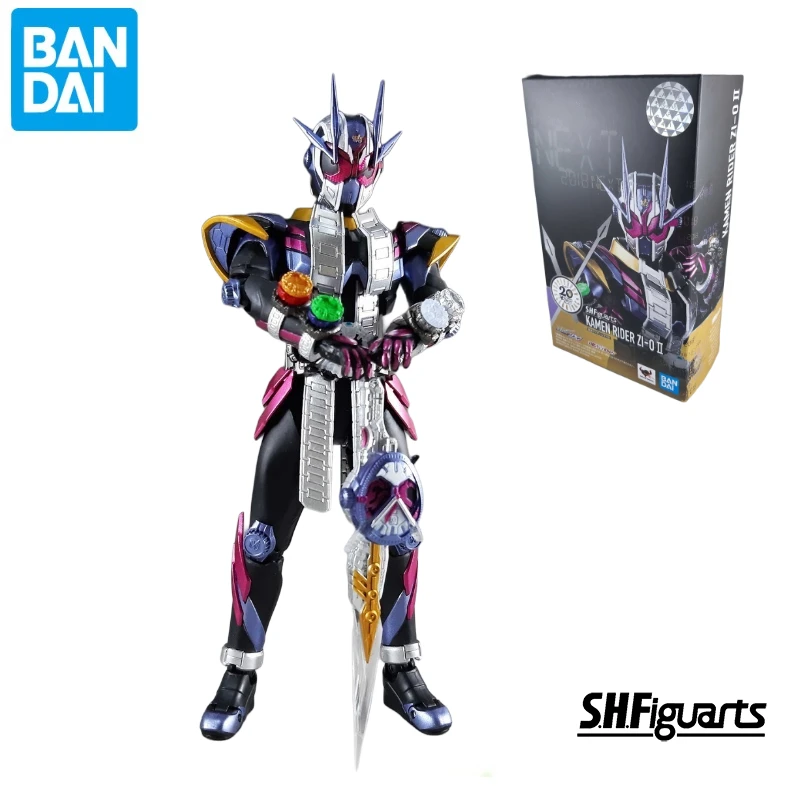 In Stock Original Bandai S.H.Figuarts SHF Tokusatsu Kamen Rider ZI-O Ⅱ  Action Figure Toys Collection Model Gift