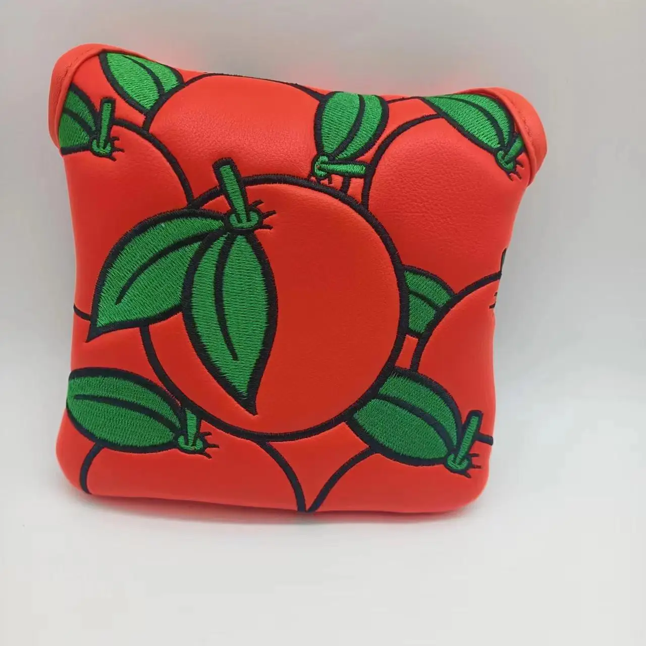 Oranges Golf Mallet Cover Orange Golf Head Cover Grip Putter Golf Orange With Magnetic Closure For Taylormade Big Square