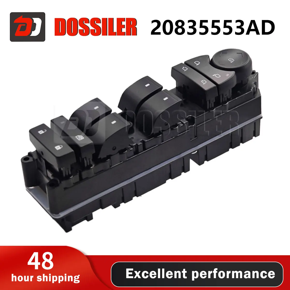 

20835553AD Dossiler, переключатель стеклоподъемника, переключатель зеркала и дверного замка для Avalanche Silverado Suburban Tahoe Sierra Yukon 2007-2014