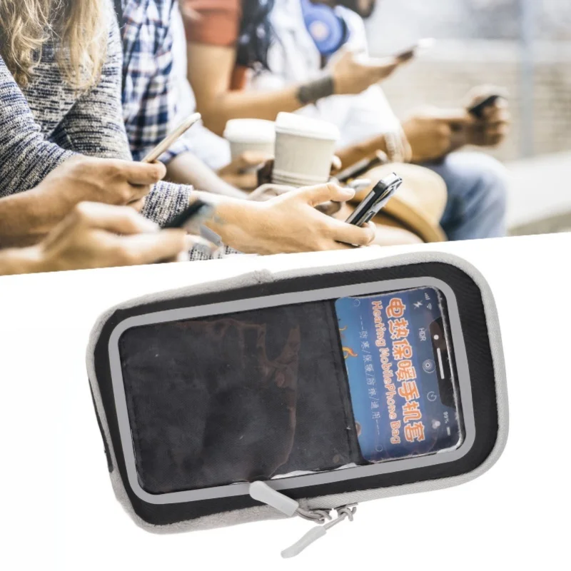 Electric Mobile Phone Heating Bag Battery Protection Large Space Universal Heated Mobile Phone Case With Camera Window