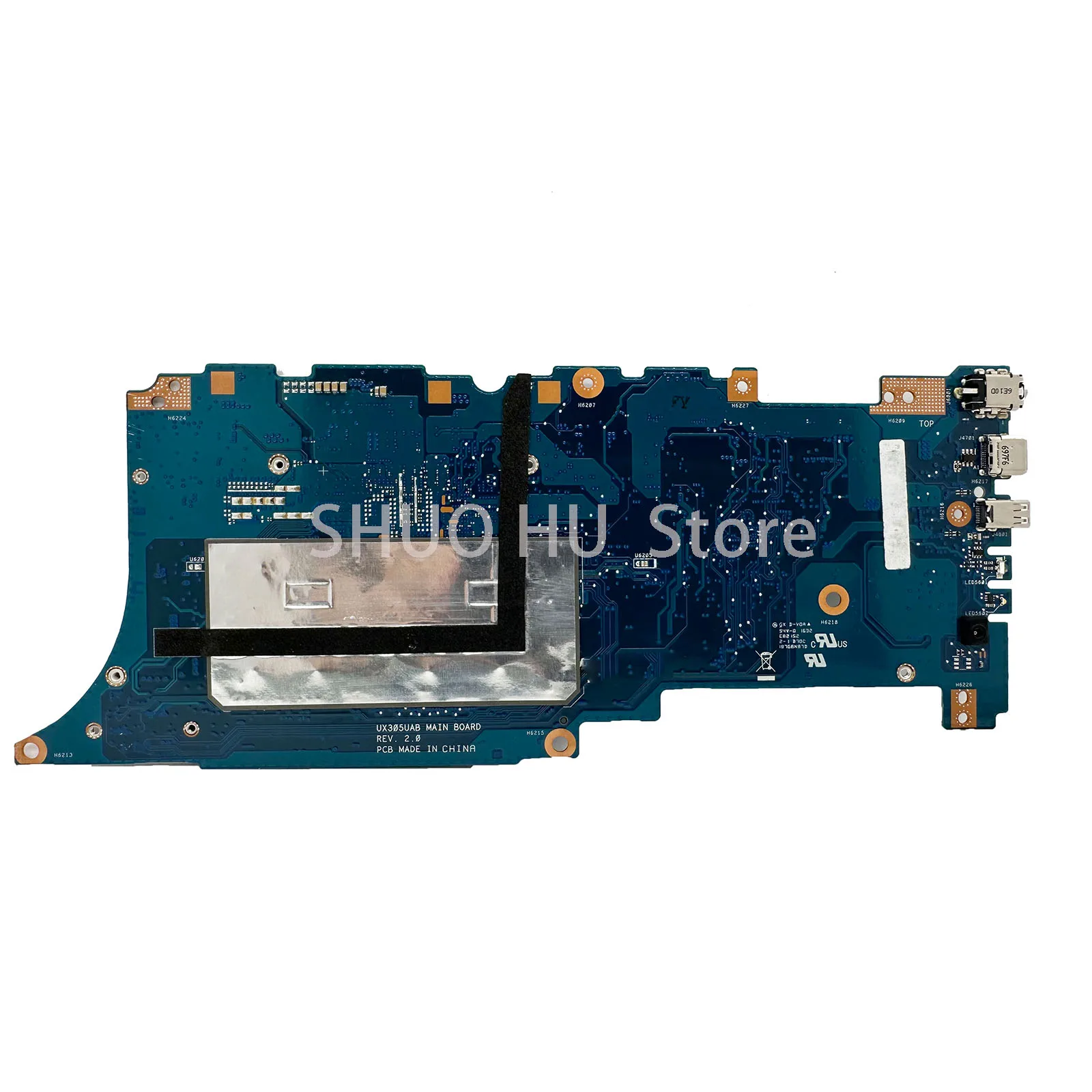 KEFU UX305UAB Laptop Motherboard For ASUS Zenbook U305U UX305UA UX305U Notebook Mainboard With I7 I5-I3 6th Gen CPU 4GB 8GB-RAM