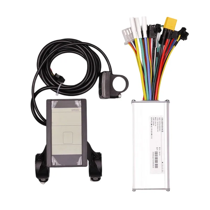 

500W Brushless Motor Controller S9-61 & LCD Display S830 Kit for Electric Bike, 24V/36V/48V Compatible with Mountain Bicycles