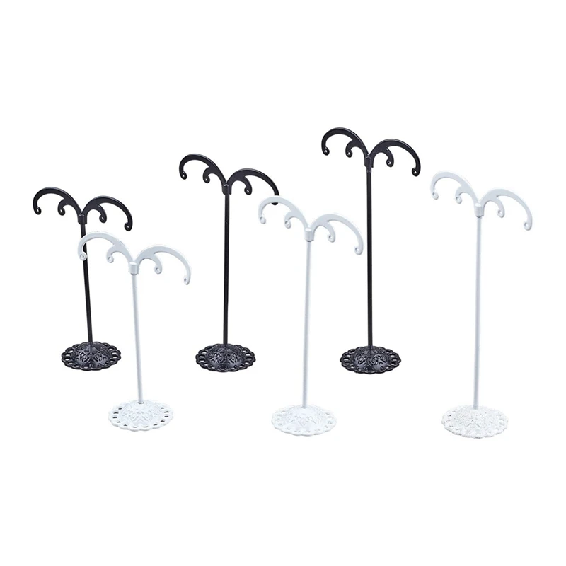 6Pcs Earring Display Stand Jewlery Showcase Organizer Display Rack For Photography Jewelry Props