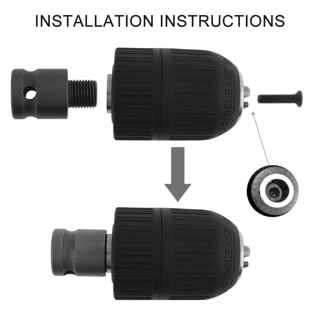 Mini Drill Chuck & Drill Chuck Adapter Micro JTO Taper Mounted Drill Chuck and Wrench With Chuck Key for Power Tools Accessories