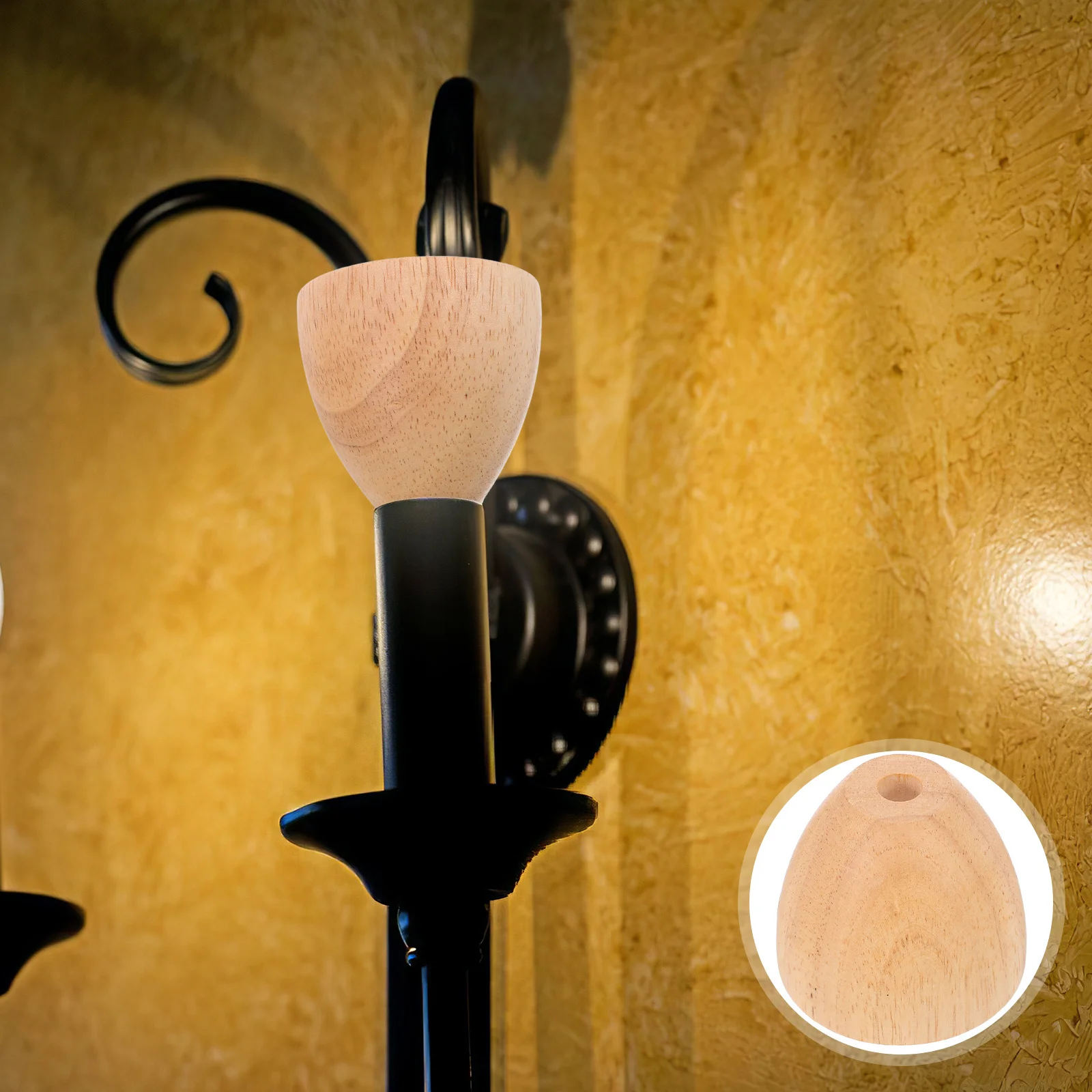 

Bamboo E27 Lamp Base DIY Pendant Light Holder for LED Lamp Stand Decorative Wall Lighting Fixture Rustic Home Decor