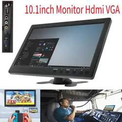 10.1 Inch Car Monitor Hdmi VGA For TV Portable PC Display Home Security System LCD Color Screen For Backup Camera