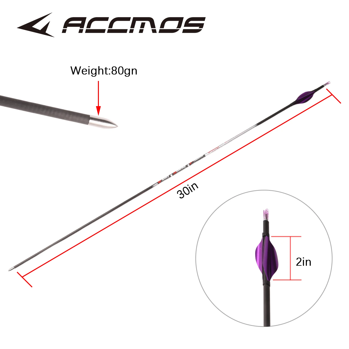 6/12pcs ID 4.2mm Pure Carbon Arrow Spiral Vanes Spine 350-900 Compound Recurve Traditional bow Shooting Training 30inch