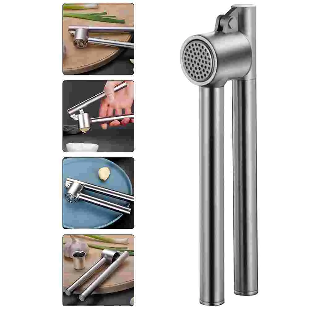 

Press Machine Garlic Masher Household Gadgets Grater Stainless Steel Pressing Tool