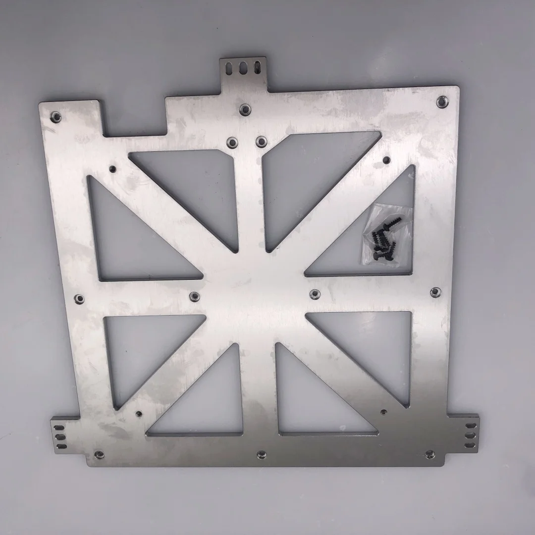 Funssor Anycubic Kobra S1/S1C Stampante 3D 5mm In Lega di Alluminio CNC Letto Carrozza Per Anycubic Kobra S1 Letto Carrier Aggiornamento