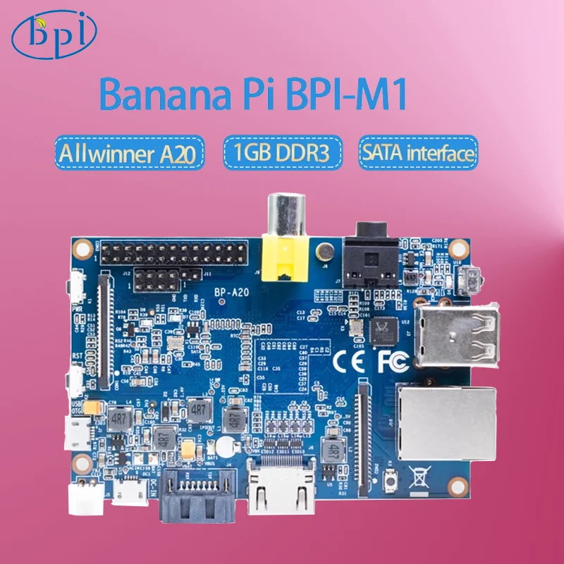 

Banana Pi BPI-M1 Allwinner A20, 1G DDR3 Memory, Android Linux OS Board, HDMI Output Open Source Smart electronics Single Board