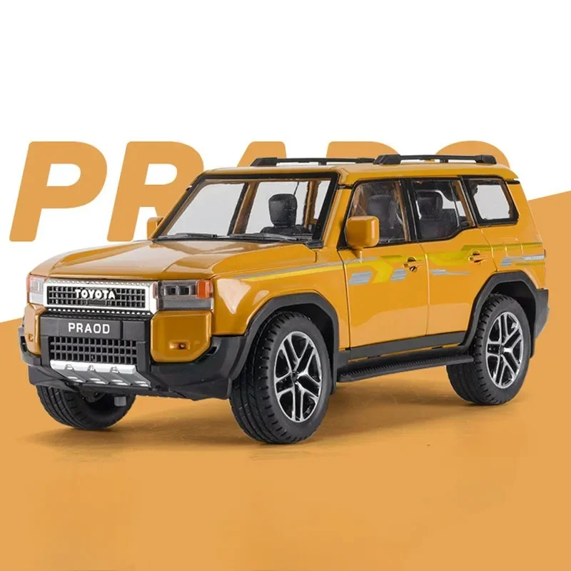 

Land Cruiser Prado Off Road Vehicle Alloy Simulation 1/24 Toyota Model Diecast Toy Vehicle Collectibles Gifts for Children Boy