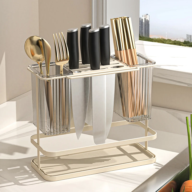 Beishan Multi Functional Kitchen Storage Rack, Where Chopsticks, Knives, Forks, And Spoons Can Be Stored Uniformly