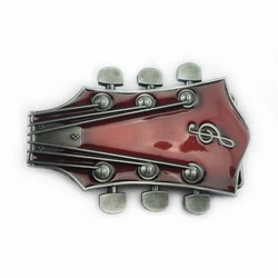 WesBuck Brand Guitar Metal New Vintage Belt Buckle accessori per cinture fatti a mano in casa cintura fai da te Western Cowboy Rock Style