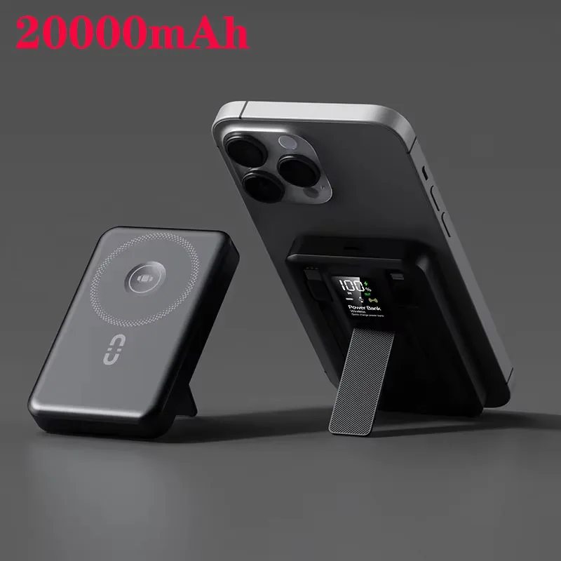 22.5W Fast Power Bank 20000mAh 15W Wireless Fast CHARGING แนวตั้ง Wireless Power Bank สําหรับ Huawei, Apple, Xiaomi